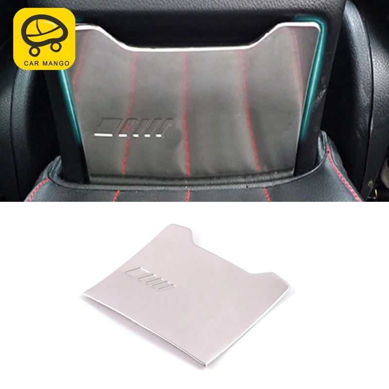 

CarManGo For Mercedes Benz GLC 2016 Car Styling Rear Seat Storage Box Case Cover Frame Trim Sticker Interior Accessories