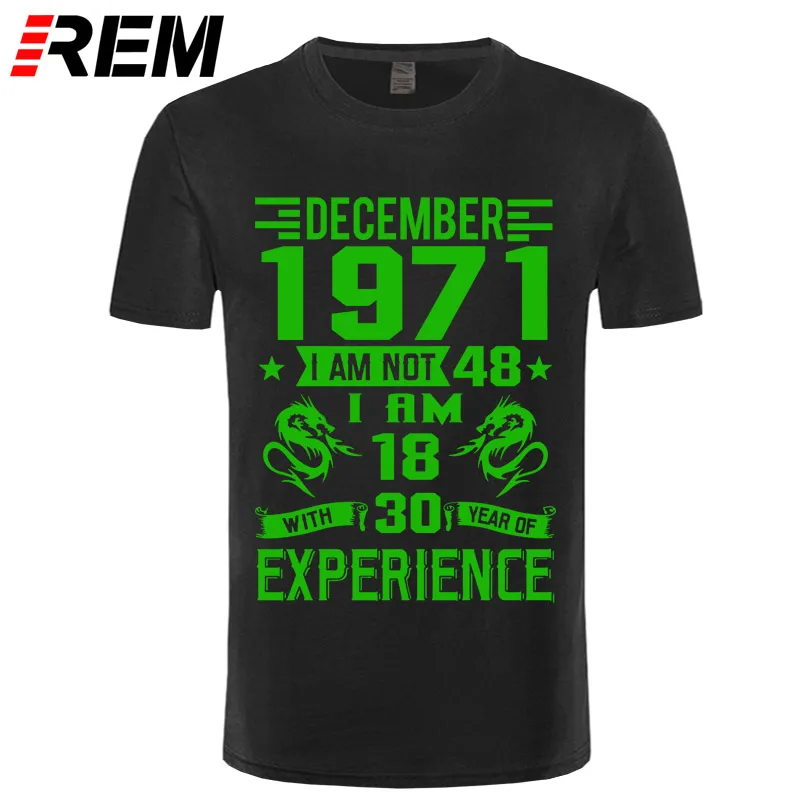 black green REM, новинка 1971 года, Мужская футболка с коротким рукавом, Повседневная модная футболка с принтом, 1971 - Цвет: black green