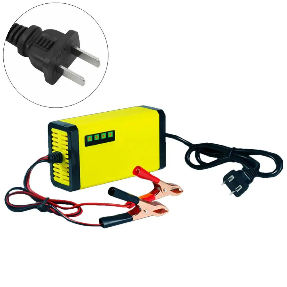 80% Hot !!! Portable 12V 2A Power Supply LED Display Auto Car Motor Battery Charger Adapter
