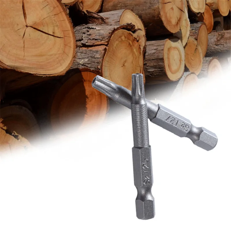 

50mm 8Pcs OR Set Security Tamper Proof Magnetic Screwdriver Drill Bit Screw Driver Bits Hex Torx Flat Head 1/4" Hand Tools