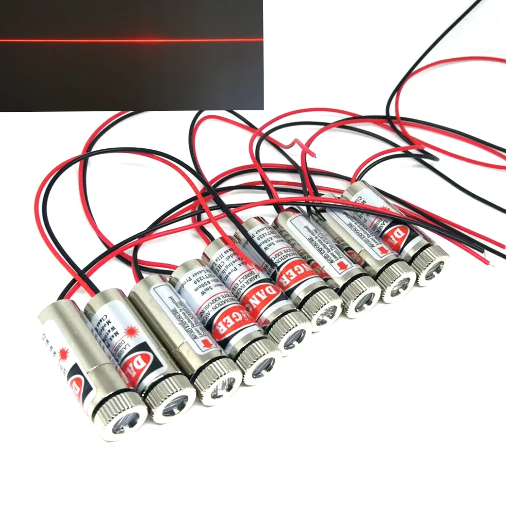 

9pcs Line Beam 650nm Red Laser Lights 5mw Diode Laser Module Positioning Sewing Tool