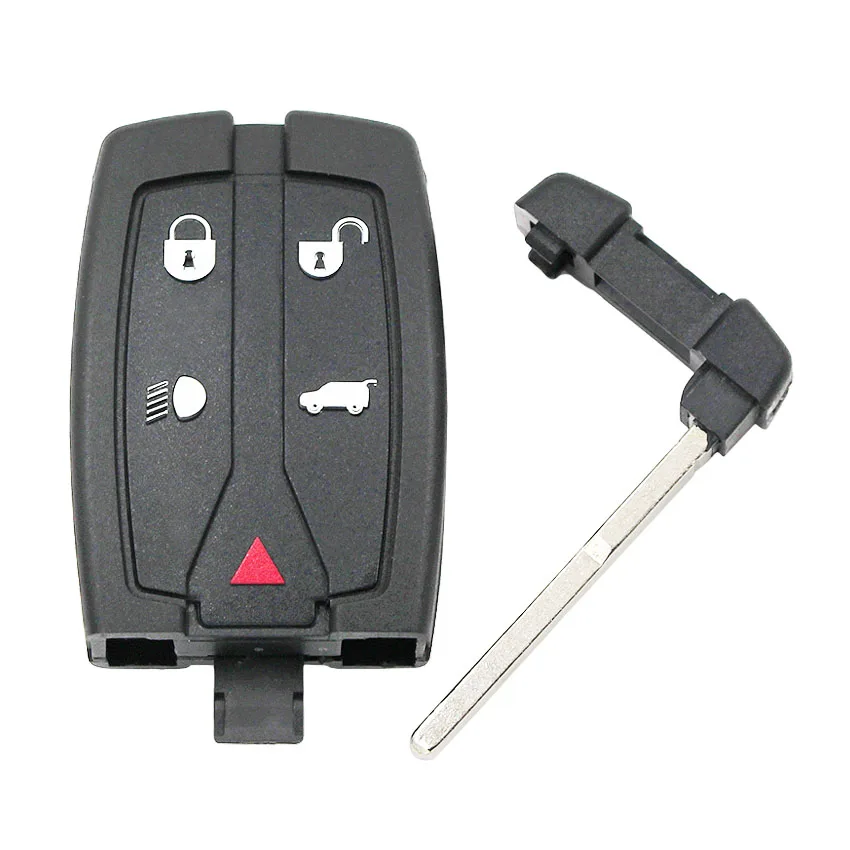 5 кнопок 315/433 Мгц дистанционный ключ для Land Rover LR2 clicker NT8TX9+ неразрезанный маленький ключ