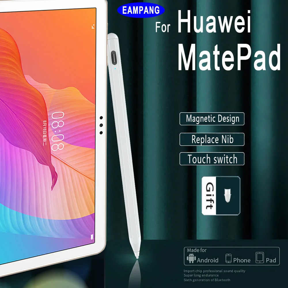 eAmpang Pencil Stylus Pen for Huawei MatePad 10.4 Pro 10.8 5G T10s T10 T8 2020 MediaPad M5 M6 T5 10.1 lite Touch | Компьютеры и офис