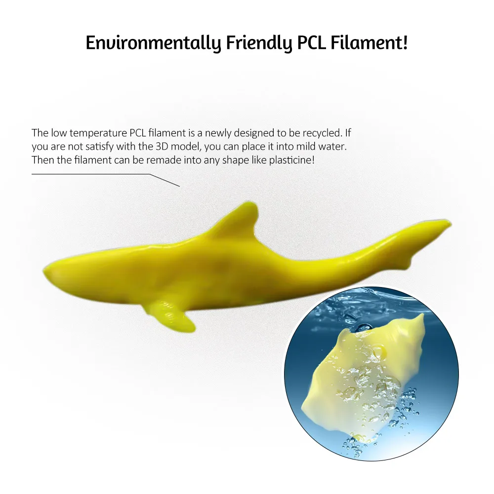 Наполнитель для 3d ручки PCL низкотемпературный наполнитель печати 1 75 мм