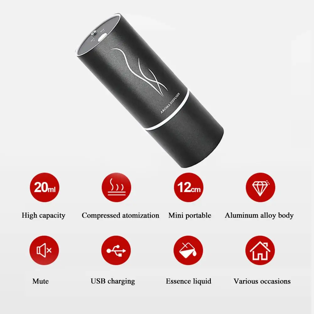 Автомобильный распылитель эфирных масел Многофункциональный Мини Арома диффузор USB ароматический аппарат Очистительная Машина воздуха