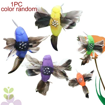

Colorful Dancing Flying Fluttering Yard Solar Power Electric Hummingbird Garden Decoration Vibration Easter Random Color #734