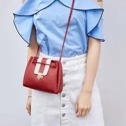 Роскошная Новая дизайнерская Высококачественная простая элегантная женская модная повседневная женская сумка-мешок сумка через плечо