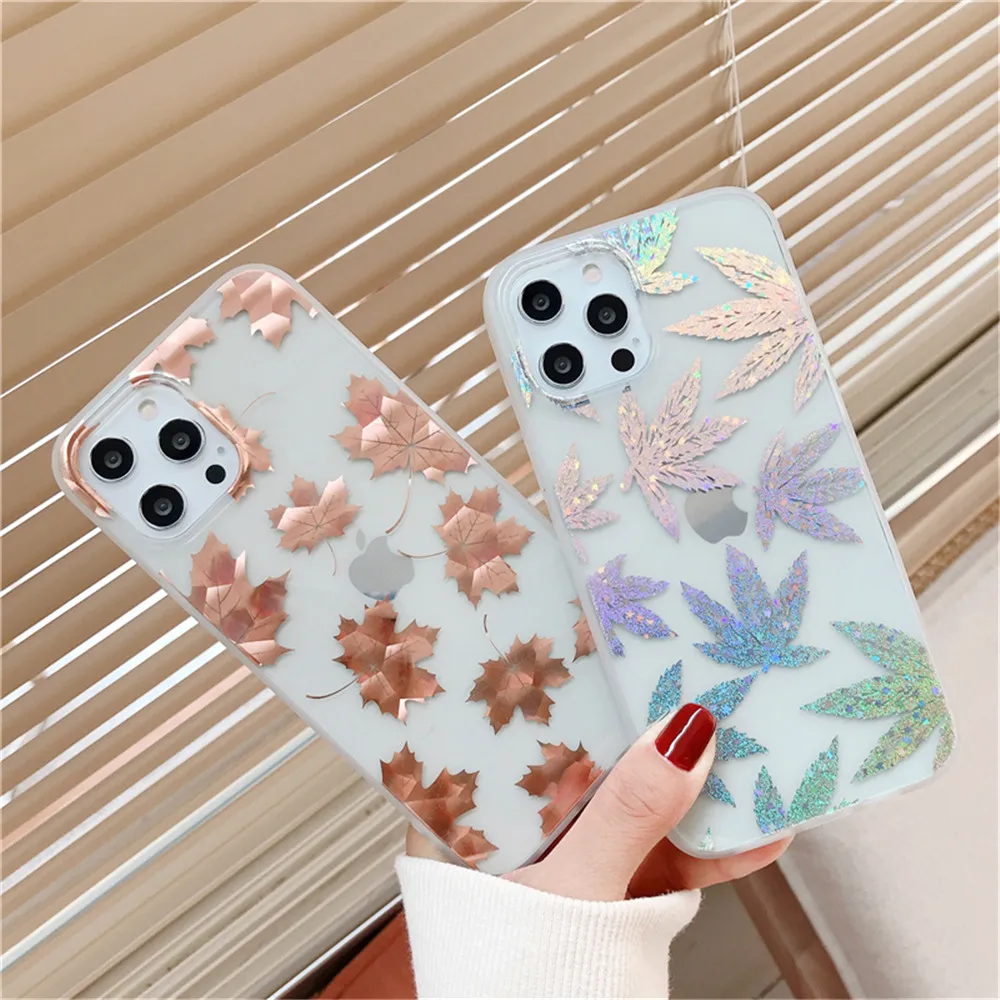 iphone 13 pro max cover LUPWAY Vintage Gold Foil Phone Case For iPhone 13 11 Pro Max 7 8 Plus 12 Pro XS Max X XR XS Max SE Clear Leaf Fundas Back Cover iphone 13 pro max clear case