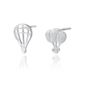 

SANYU Mini Cute Hot Air Balloon Brushed Stud Earring for Women Romantic Small Girls Earring Silver 925 Sterling Jewelry Brincos