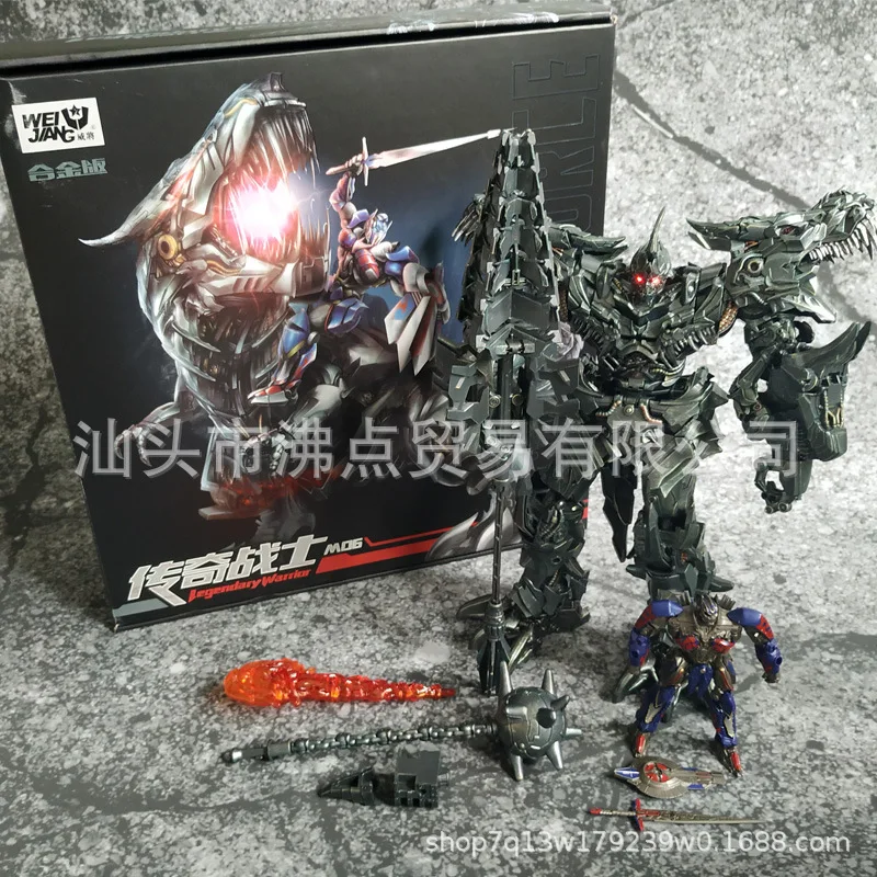 

Wei jiang Transformation Toy Jingang SS Wire Rope Dinosaur T-Rex Film Version Collection Model W860005