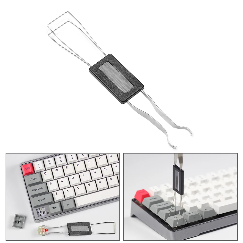 Съемник ключей аксессуары разгрузка 2 в 1 для игровой клавиатуры переключатели инструмент для удаления Универсальный черный фиксация прочный простой в использовании