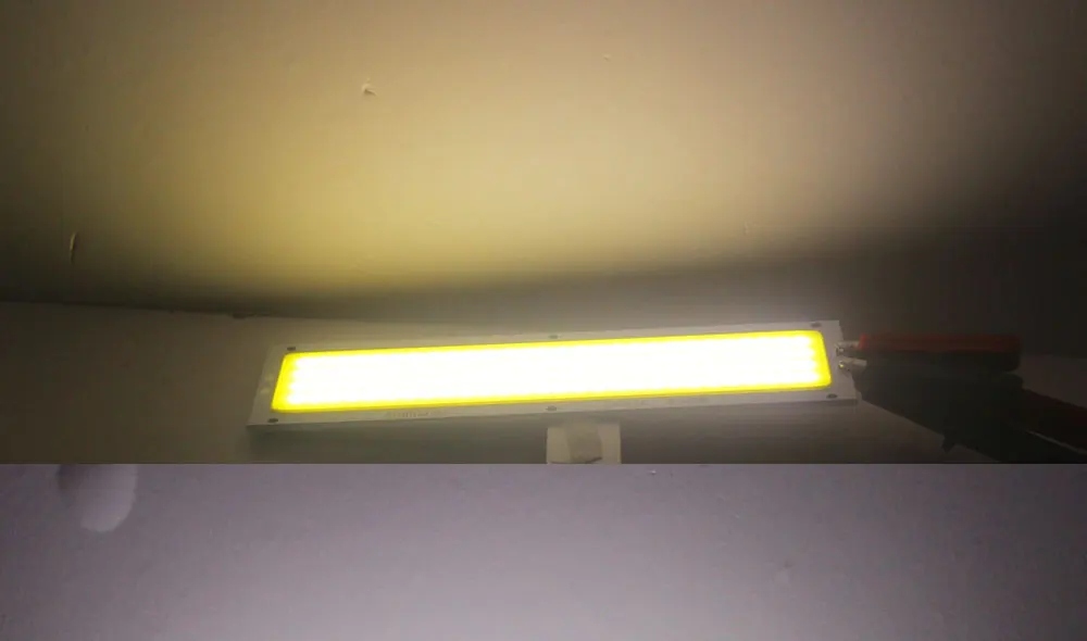 15 Вт cob led панель с лампочками 120*36 мм источник света с регулируемой яркостью красный Буле Теплый Природа холодный белый цвет с радиочастотным пультом дистанционного управления