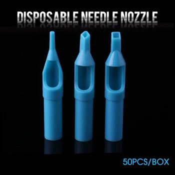

50PCS/Set Disposable Tattoo Tips FT/DT/RT Mixed Sterile Tattoo Needle Tube Gun Machine Nozzle Tips Needle Accessories Tattoo Ink
