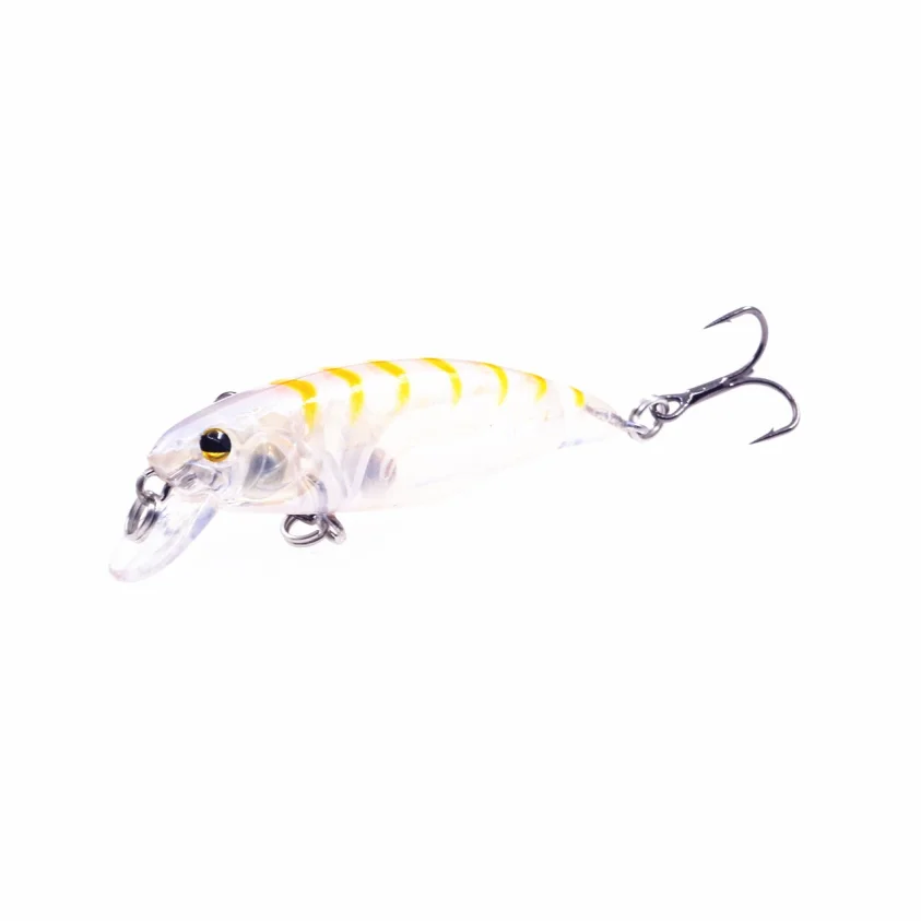 55mm 4.3g Artificial Plastic Bait Wobbler Slow Sinking Fishing Lure Minnow Bass Shad Tackle | Спорт и развлечения