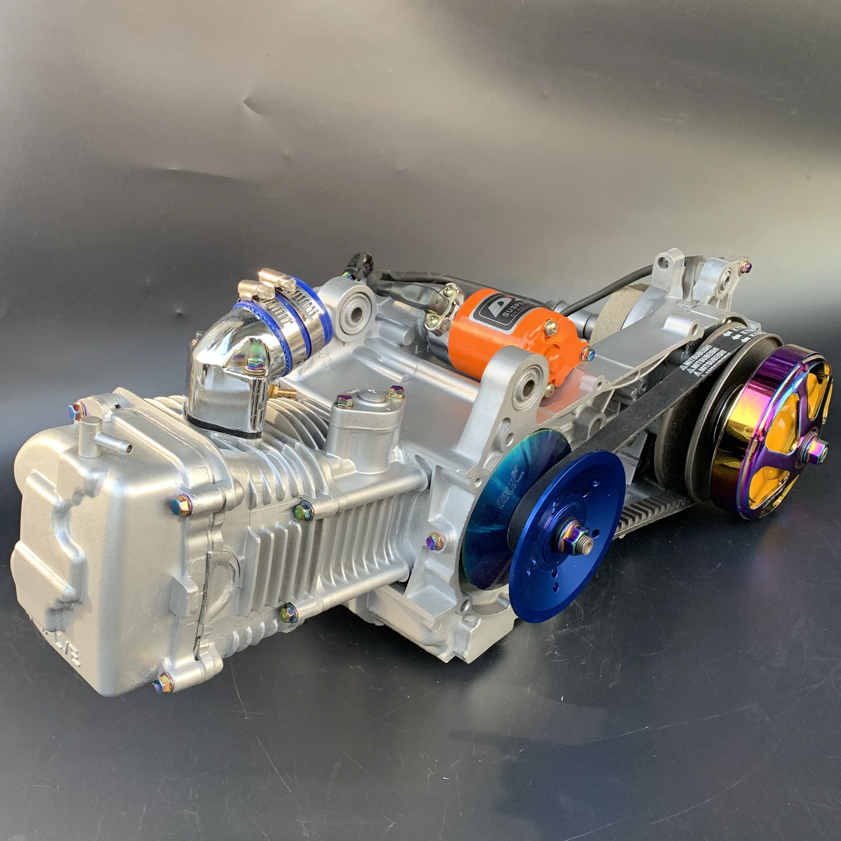 Короткий чехол для двигателя GY6 182cc 152QMI цилиндр 63 мм + 4 коленчатый вал гонок