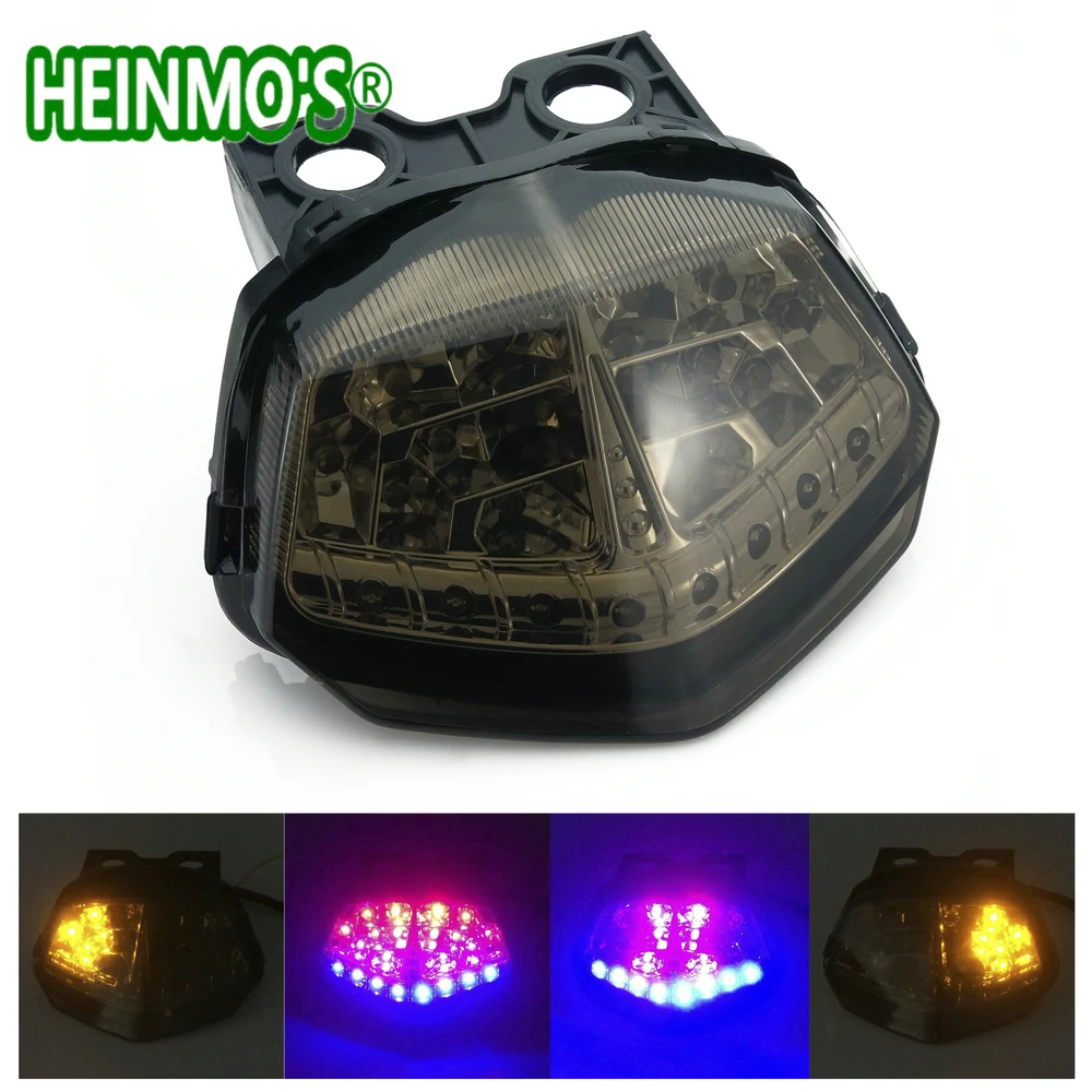 Для Kawasaki Ninja 250 R 250R EX250 2008 2009 2010 2011 2012 хромированный задний фонарь стоп сигнал