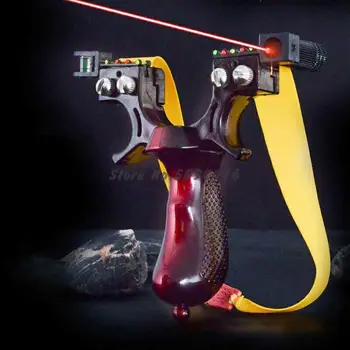 

Hunting catapult Set Upgrade High precision Laser Aiming Slingshot game bow open country Shooting