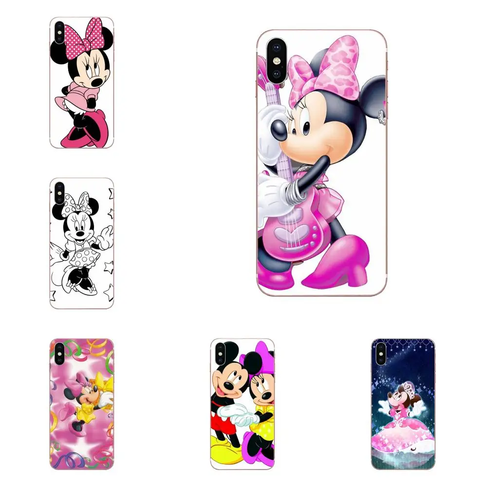 

Minnie Mouse Soft TPU Cases Cover For LG K50 Q6 Q7 Q8 Q60 X Power 2 3 Nexus 5 5X V10 V20 V30 V40 Q Stylus
