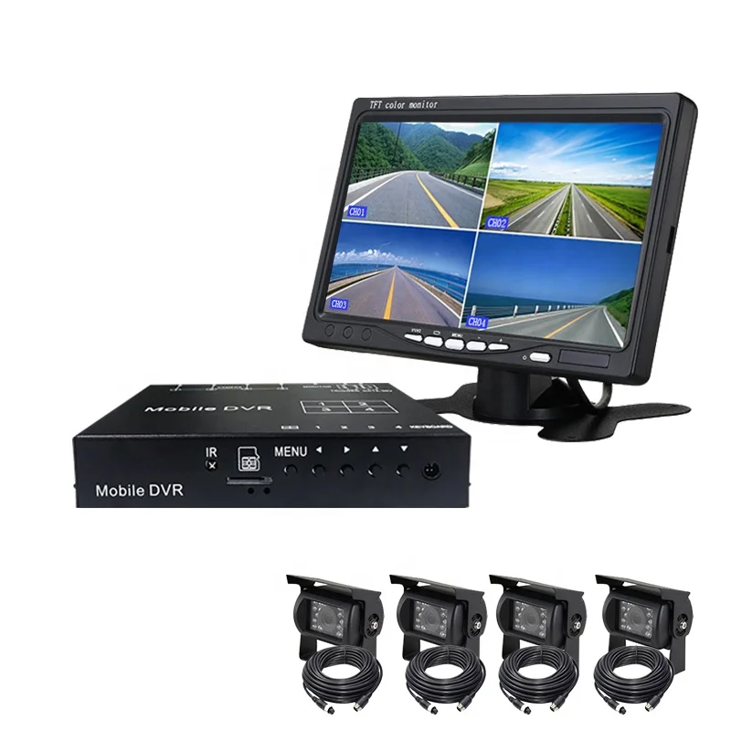 Заводская цена 4 канала/4CH 1080P AHD H.264 полный ahd Супер Мини Мобильный dvr автомобиль