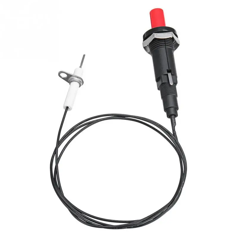 Piezo Spark Kitchen Lighters piezo spark kitchen lighters 1PC Piezo Spark Ignition Set Cable Long Push Button Plastic Outdoor Barbecue