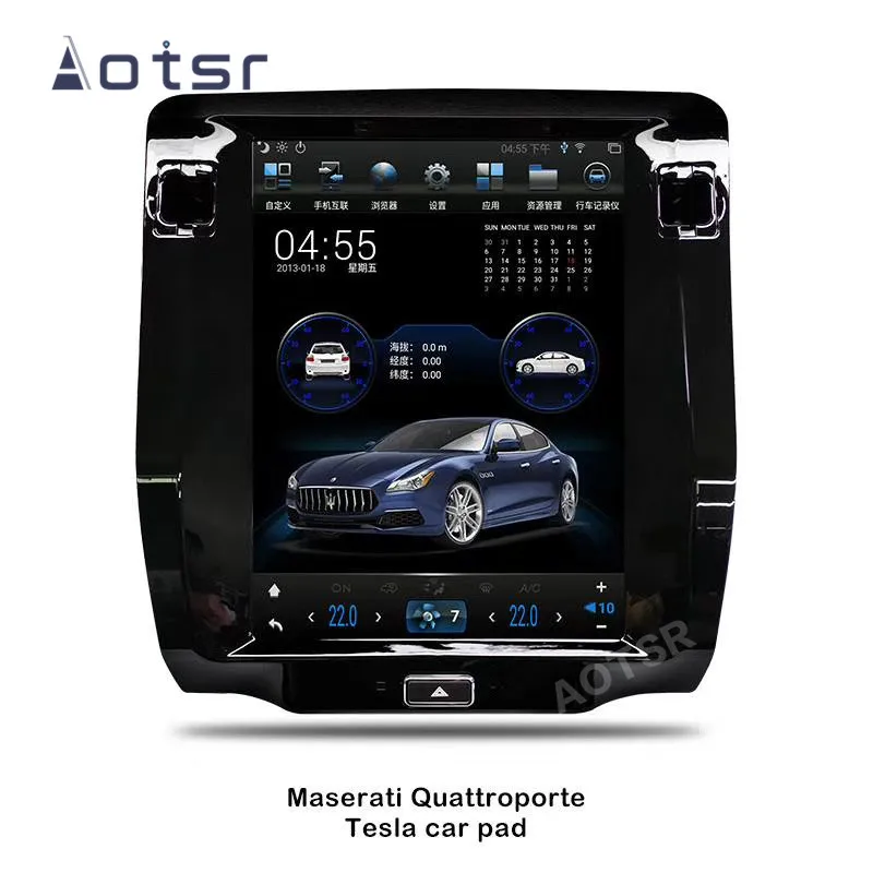 AOTSR Tesla Android 9 Car Radio Coche For Maserati Quattroporte Multimedia  Player GPS Navigation DSP CarPlay 10.4 inch AutoRadio - AliExpress