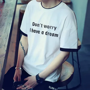 

Men's casual short-sleeved t-shirt wild clothes tide 5618