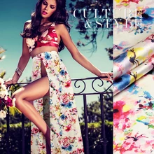 118 см печатная шелковая ткань для платья 19 мм шелк стрейч атласная ткань цифровой струйный спандекс ткань оптом шелковая ткань