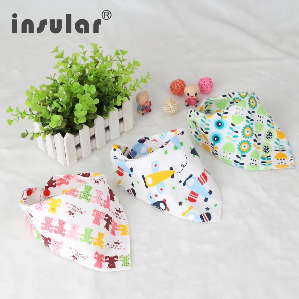 3 шт./1 комплект Детские хлопковые нагрудники|cloth shoulder|cloth tapecloth diaper |
