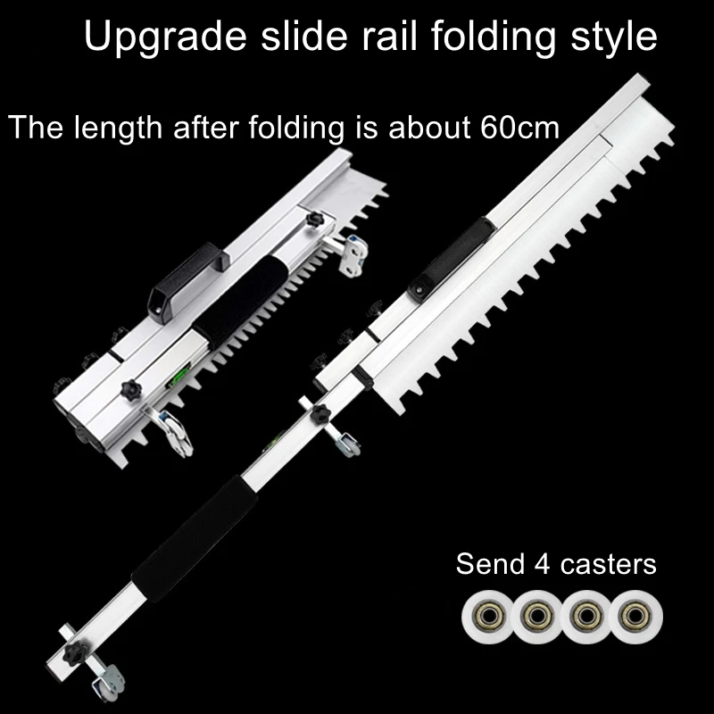 

Thickened tile flat ash device automatic paving floor tiles flat sand leveling tool artifact folding bricklayer sand ash rake