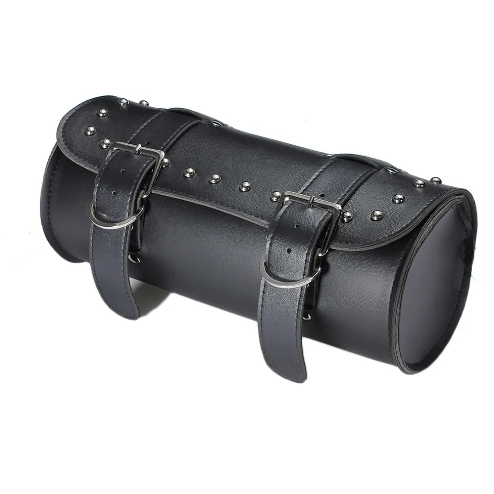 Hot New Black Prince's Car Motorcycle Saddle Bags Storage Cruiser Tool Bag Luggage Handle Bar Bag Tail Bags Pacote Motos Le