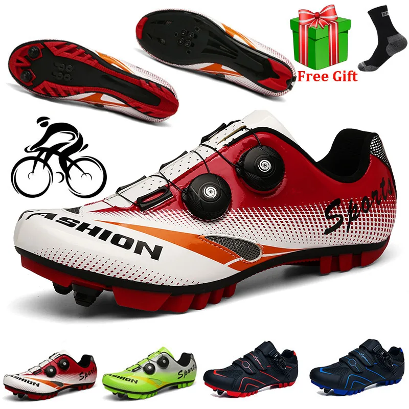 

Fest Speeding Cycling Sneakers Sapatilha Ciclismo Mtb Outdoor Professional Lightweight Locking Cleat Bicycle Shoes Breathable