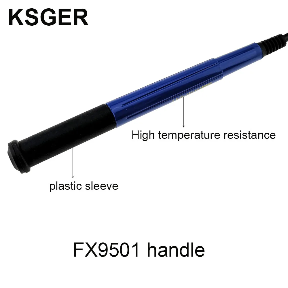 KSGER FX9501 ручка для паяльника T12 ABS DIY STM32 OLED паяльная станция сварочный наконечник