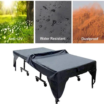 

Waterproof Ping Pong Cover Outdoor Table Dust Heavy Duty UV Resistant Tennis PingPong Table Storage Bag Equipment Protector