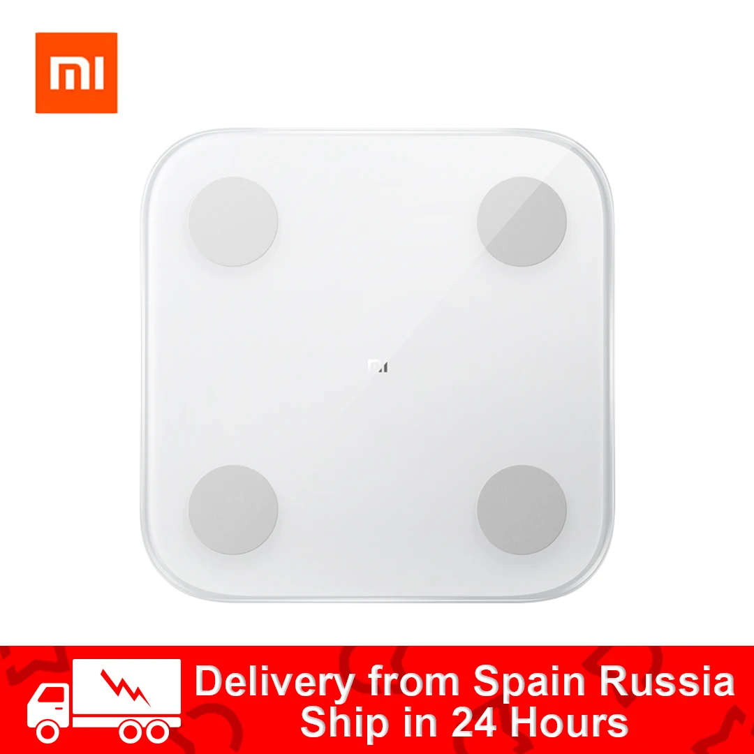 2020 Xiaomi Mi весы для тела 2 умные веса жира ванной комнаты цифровые электронные