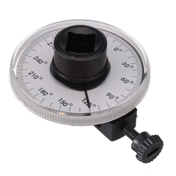 

1pc Angle Torque Car 1/2" Drive Wrench Angle degrees Gauge meter Garage tool