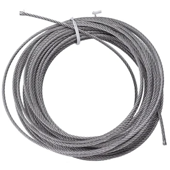 

Grinding Machine Grinder 10m x 2mm Stainless Steel Wire Rope Cable Gray