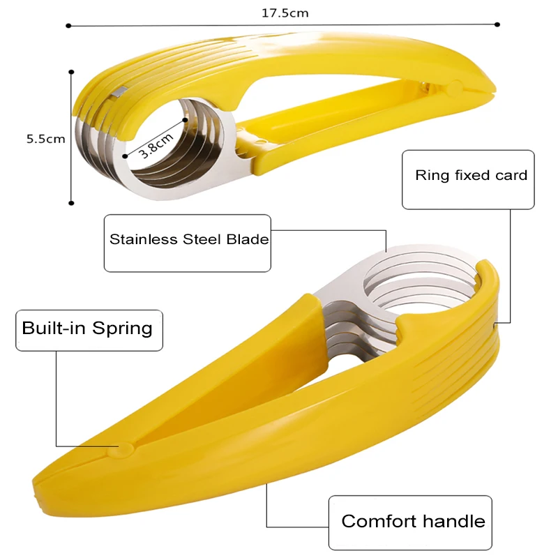 Банан огурец колбаса резак слайсер измельчитель многофункциональный для фруктов овощей салат чайник Экспресс дома кухня ручные инструменты