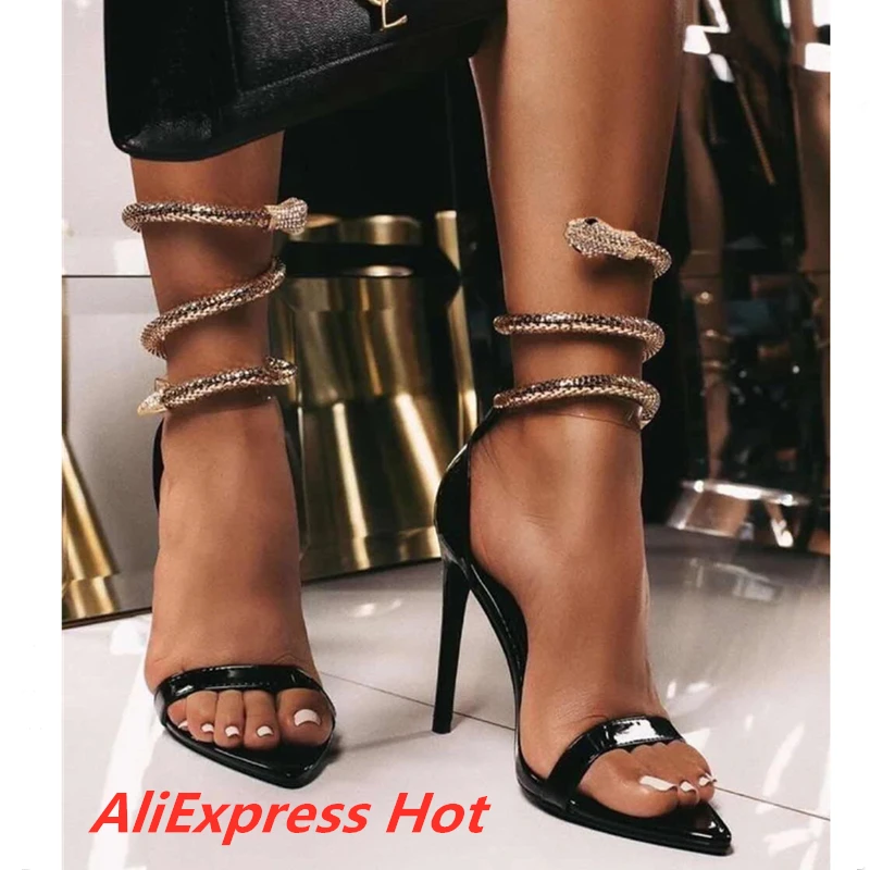 Fashion Womens Pointy Toe Very High Heels Stilettos Snake Color Party Shoes New