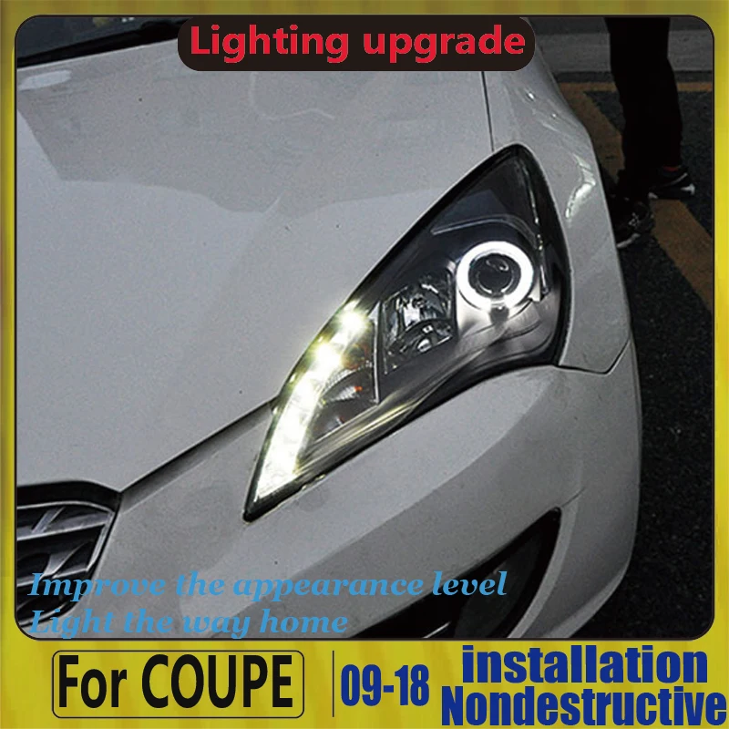 Led Front Light For Hyundai For Rohens Coupe Headlight Led Front Light