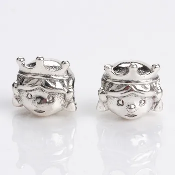 

Original 925 Sterling Silver Bead New Princess Beads Fit Pandora Women Bracelet & Necklace Diy Jewelry