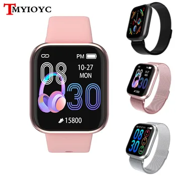

New smart watch Bluetooth heart rate oxygen blood pressure sports tracker smart bracelet pk p70 p68 for iOS and Android