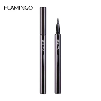 

Flamingo Long Lasting Eye Liner Pencil Sweatproof Waterproof Black Color Eyeliner Cosmetic Makeup Liquid Gift for Women 12444
