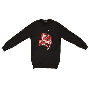 

2019 New Mens Brand Designer Sweater Men's Slim Fit Knit Mix Wool High Quality Brand Clothes Pullovers DY105574