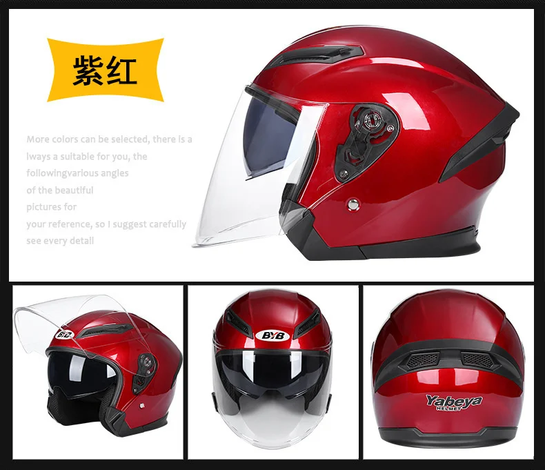 face capacete da motocicleta dupla lente viseiras dupla moto capacete capacit