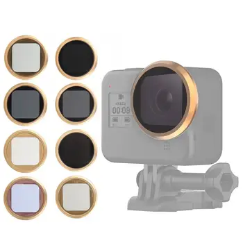 

JUNESTAR Neutral Density ND4 ND8 ND16 ND32 ND64 Filter CPL Polarizer Star/Night Filter Night Filter for Gopro Hero 8 Camera