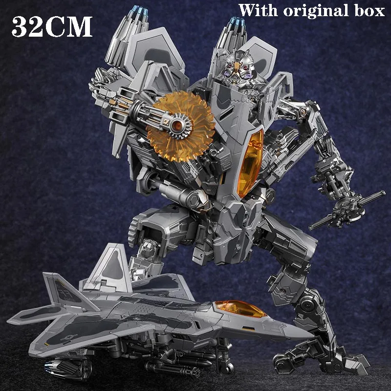 D. With original box 32 см YX MPP10 металлическая модель трансформация G1 робот игрушка сплав MMP10 Commander Diecast коллекция деформированная игрушка робот автомобиль Hornet - Цвет: D. With original box