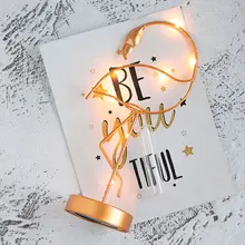 Светильник с фламинго, ваза с железом, креативный орнамент в виде фламинго, для гостиной, ресторана, элегантный фламинго, гидропонный контейнер, фестиваль