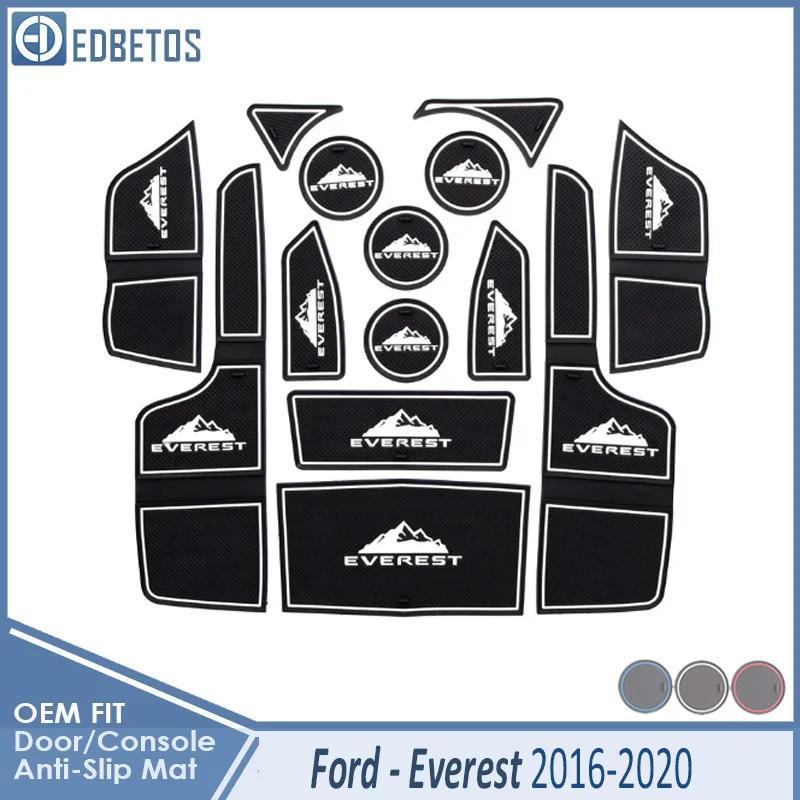 Защитный щит от грязи для Ford Everest Everest трендовые аксессуары подложки затворный слот подставка Нескользящая ткань с ромбовидным рисунком