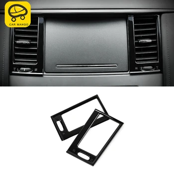 

CarManGo Car Accessories Center Instrument Panel Air Vent Outlet Frame Trim Sticker Decoration for Nissan Patrol Y62 2010-2019