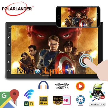 

2din 7" Radio MP5 Player App-Downloading Mirrorlink For Carplay+Iphone+Android WIFI-Link GPS Nevigation Bluetooth Mutimedia